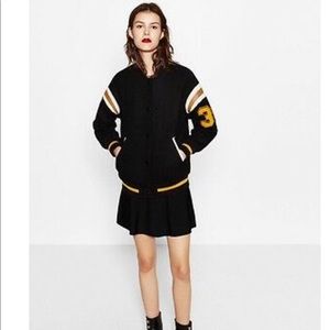 Zara Tokyo wool bomber jacket